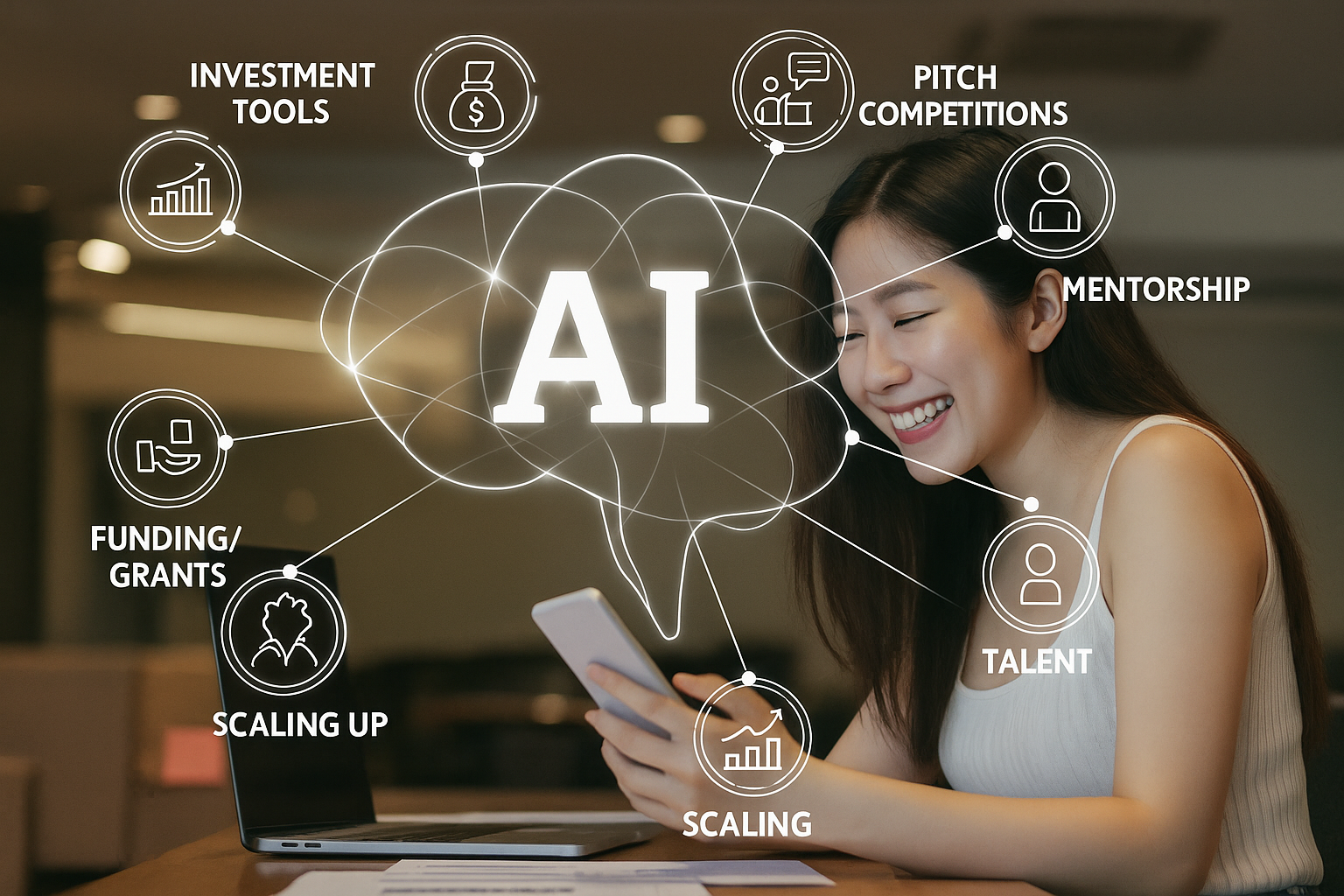 ScaleupMap AI Platform Interface